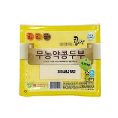 콩세알 무농약 콩두부(찌개용) 340g