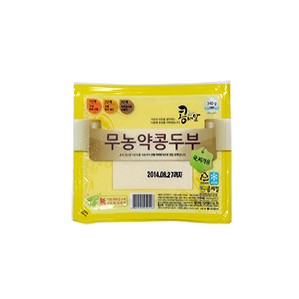 콩세알 무농약 콩두부(찌개용) 340g