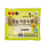 콩세알 무농약 콩두부(부침용) 340g